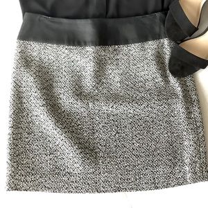 Black and Grey Mini Skirt Size 2